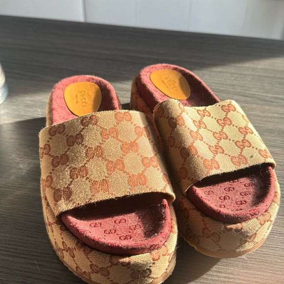 Gucci platform sandals - Picture 1 of 5